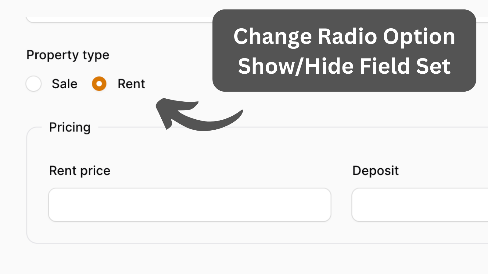 Visible or Hidden Fieldset Based on Other Field