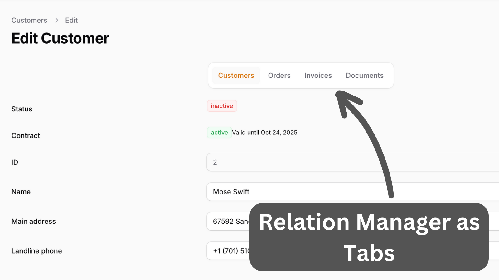 Edit Form: Merge with Relation Managers Tabs