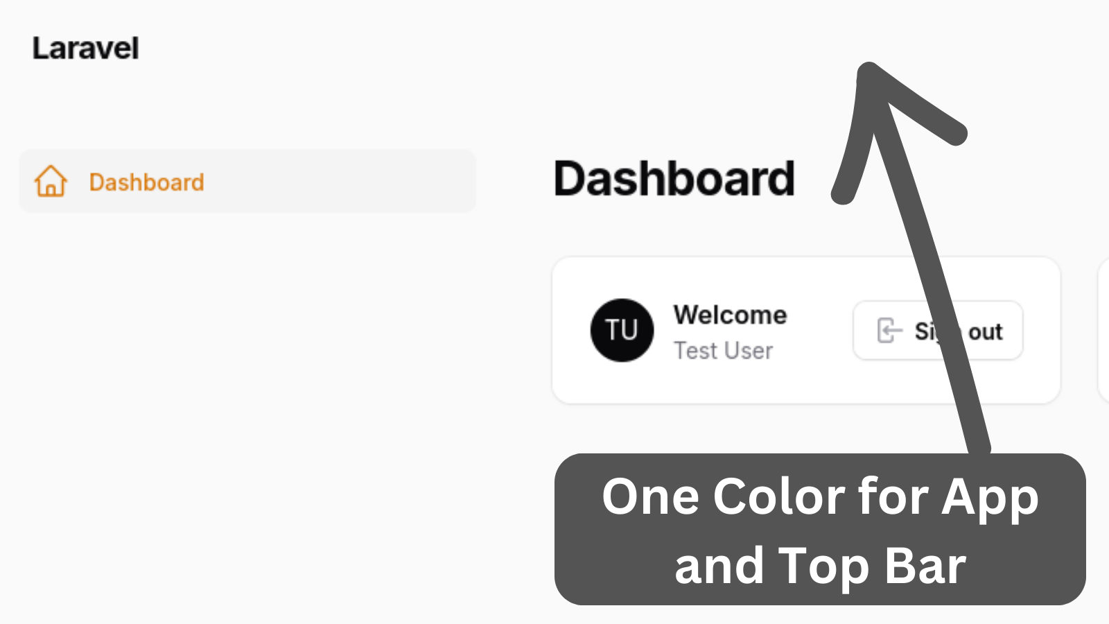 Filament: Change Topbar Color - Same as Main Section