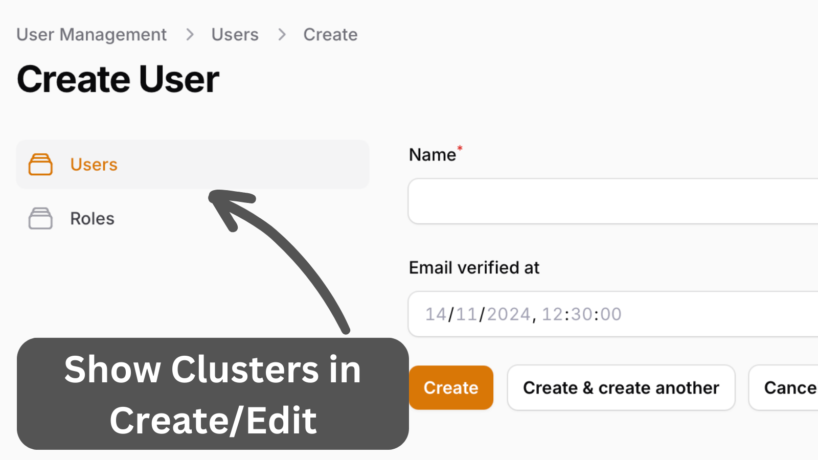 Filament Create/Edit Pages: Add Cluster-like Sub-Navigation Items