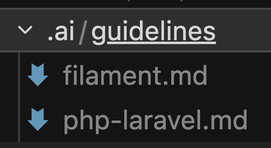 My AI Guidelines for Filament