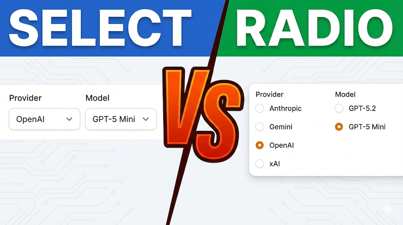 Filament UX: Radio vs Select for Dependent Fields