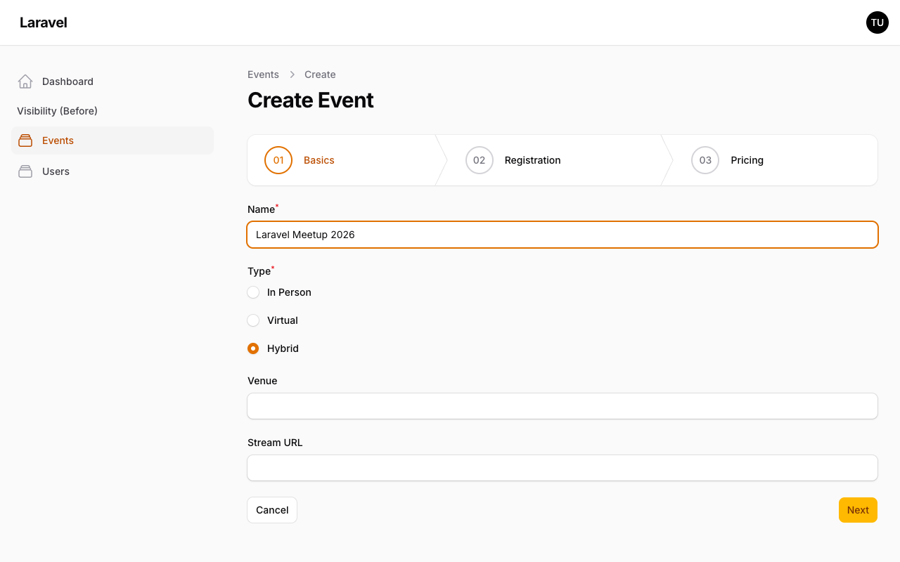 Filament: Instant Field Visibility with visibleJs() - No Livewire Roundtrip