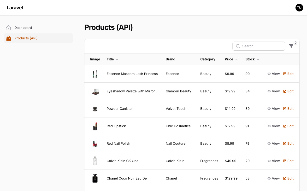 Filament 4/5: Build a Table from an External API Without Eloquent Models