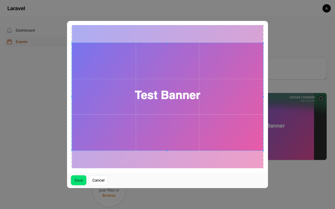 Filament: Enforce Image Aspect Ratios on FileUpload (with Auto-Crop)